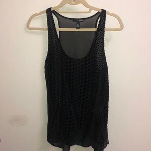 Aqua Tank with Velvet Tribal Pattern 👍🏼